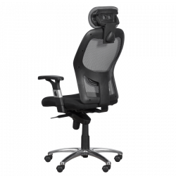 Carmen 7520 Ergonomic Chair, Up to 130 kg, Lockable in various positions, Tilt adjustment, Lumbar support, Black/Gray