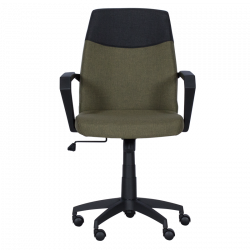 Carmen 6002 Office Chair, Up to 100 kg, Tilt Adjustment, Polypropylene Casters, Green