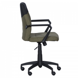 Carmen 6002 Office Chair, Up to 100 kg, Tilt Adjustment, Polypropylene Casters, Green