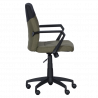 Carmen 6002 Office Chair, Up to 100 kg, Tilt Adjustment, Polypropylene Casters, Green