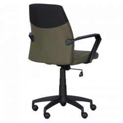 Carmen 6002 Office Chair, Up to 100 kg, Tilt Adjustment, Polypropylene Casters, Green