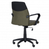 Carmen 6002 Office Chair, Up to 100 kg, Tilt Adjustment, Polypropylene Casters, Green