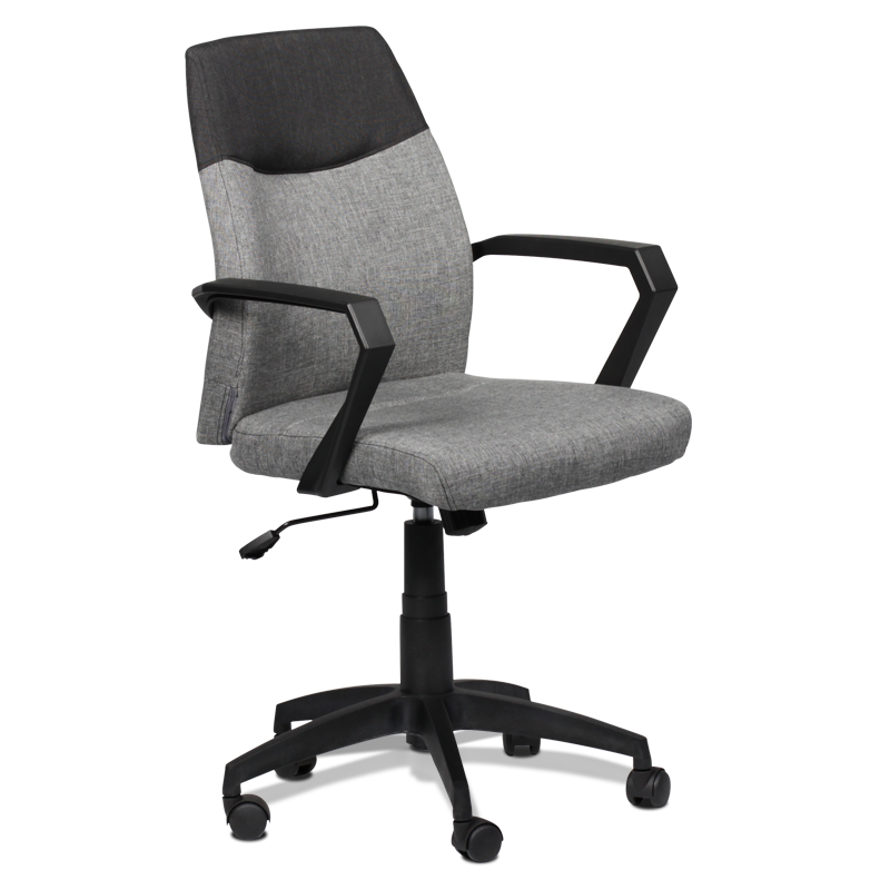 Carmen 6002 Office Chair, Up to 100 kg, Tilt Adjustment, Polypropylene Casters, Gray