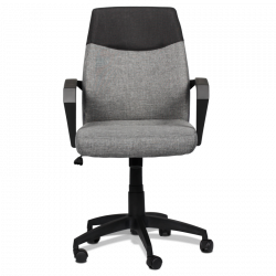 Carmen 6002 Office Chair, Up to 100 kg, Tilt Adjustment, Polypropylene Casters, Gray