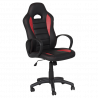 Carmen 7501 Gaming Chair, Up to 100 kg, Rocking Function, Faux Leather, Black/Red