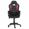 Carmen 7501 Gaming Chair, Up to 100 kg, Rocking Function, Faux Leather, Black/Red