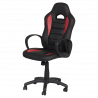 Carmen 7501 Gaming Chair, Up to 100 kg, Rocking Function, Faux Leather, Black/Red
