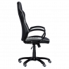 Carmen 7502 Gaming Chair, Up to 120 kg, Faux Leather, Rocking Function, Silicone Casters, White/Black