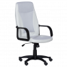 Carmen 6511 Office Chair, Up to 100 kg, Faux Leather, Tilt Adjustment, Locking Mechanism, White