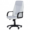 Carmen 6511 Office Chair, Up to 100 kg, Faux Leather, Tilt Adjustment, Locking Mechanism, White