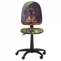Carmen Prestige Dog Child's Chair, Up to 120 kg, Backrest Lock in Any Position, Seat Depth Adjustment, Green/Black