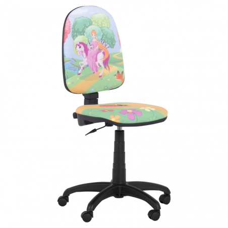 Carmen Prestige Princess Child Chair, Up to 120 kg, Backrest Lock in Any Position, Seat Depth Adjustment, Multicolor