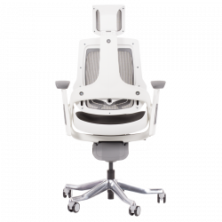 AMBRA Ergonomic Chair, Up to 130 kg, Breathable Mesh, Flame-Retardant Upholstery, Backrest Lockable in Multiple Positions, Smooth Adjustment, Black