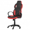 Carmen 7510 Gaming Chair, Up to 130 kg, Faux Leather, Rocking Function, Polypropylene Casters, Black/Red
