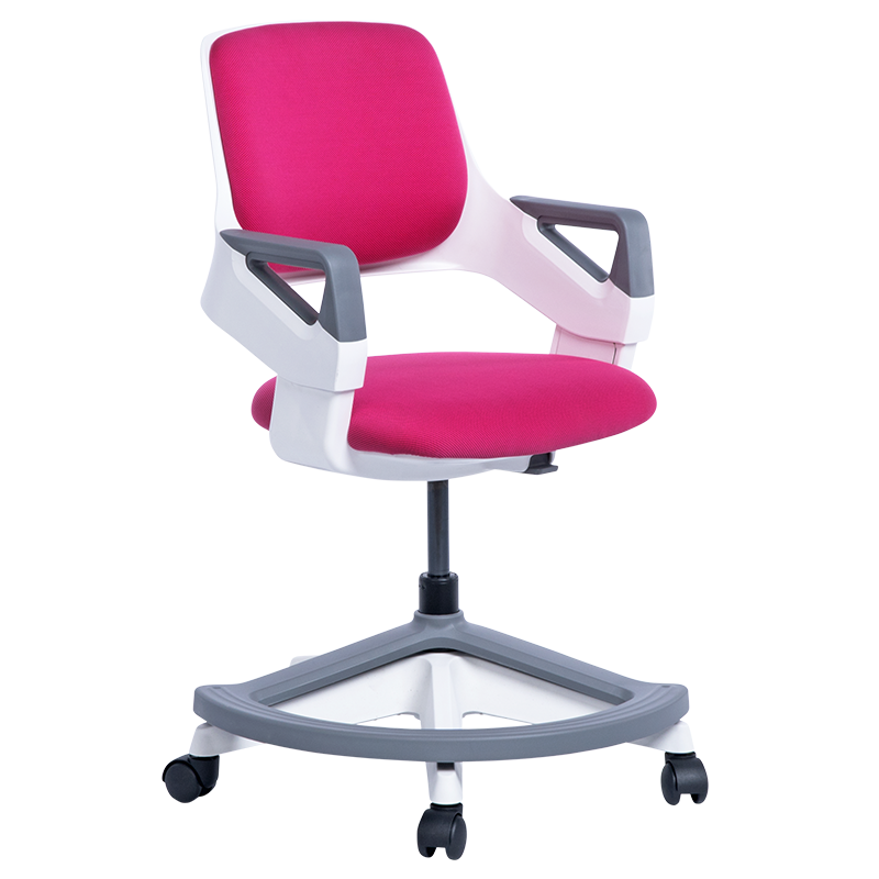 Carmen CLEVER High Chair, Up to 100 kg, Flame-retardant upholstery, Seat depth adjustment, 7 positions, Pink