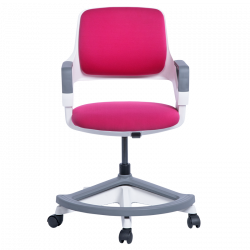Carmen CLEVER High Chair, Up to 100 kg, Flame-retardant upholstery, Seat depth adjustment, 7 positions, Pink