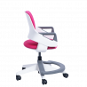 Carmen CLEVER High Chair, Up to 100 kg, Flame-retardant upholstery, Seat depth adjustment, 7 positions, Pink