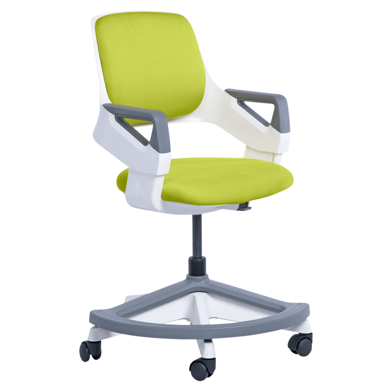 Carmen CLEVER High Chair, Up to 100 kg, Flame-retardant upholstery, Seat depth adjustment, 7 positions, Mustard