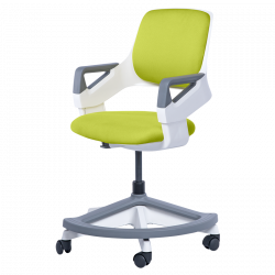 Carmen CLEVER High Chair, Up to 100 kg, Flame-retardant upholstery, Seat depth adjustment, 7 positions, Mustard