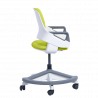 Carmen CLEVER High Chair, Up to 100 kg, Flame-retardant upholstery, Seat depth adjustment, 7 positions, Mustard