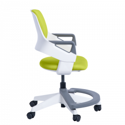 Carmen CLEVER High Chair, Up to 100 kg, Flame-retardant upholstery, Seat depth adjustment, 7 positions, Mustard