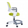 Carmen CLEVER High Chair, Up to 100 kg, Flame-retardant upholstery, Seat depth adjustment, 7 positions, Mustard