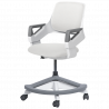 Carmen CLEVER High Chair, Up to 100 kg, Fire-retardant upholstery, Seat depth adjustment, 7 positions, White