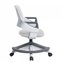 Carmen CLEVER High Chair, Up to 100 kg, Fire-retardant upholstery, Seat depth adjustment, 7 positions, White