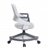 Carmen CLEVER High Chair, Up to 100 kg, Fire-retardant upholstery, Seat depth adjustment, 7 positions, White