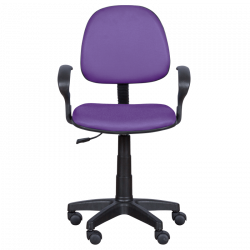 Детски стол Carmen 6012 MR, До 70 кг, Полипропиленови колелца, Газов механизъм, Лилав