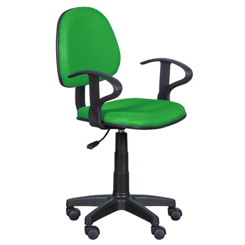 Carmen 6012 MR Children's Chair, Up to 70 kg, Polypropylene Casters, Gas Lift, Green