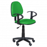 Carmen 6012 MR Children's Chair, Up to 70 kg, Polypropylene Casters, Gas Lift, Green