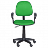 Carmen 6012 MR Children's Chair, Up to 70 kg, Polypropylene Casters, Gas Lift, Green