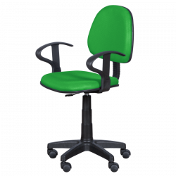 Carmen 6012 MR Children's Chair, Up to 70 kg, Polypropylene Casters, Gas Lift, Green