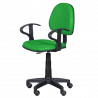 Carmen 6012 MR Children's Chair, Up to 70 kg, Polypropylene Casters, Gas Lift, Green