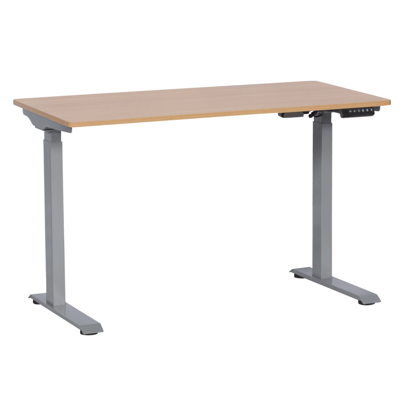 Ергономично бюро с регулиране на височината Carmen CR-119 - бук-сив