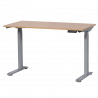 Ергономично бюро с регулиране на височината Carmen CR-119 - бук-сив