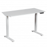 Carmen CR-119 Ergonomic Height-Adjustable Desk, 73–123 cm, Up to 50 kg, Control Panel, Display, Memory, Anti-Collision Sensor, White