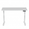 Carmen CR-119 Ergonomic Height-Adjustable Desk, 73–123 cm, Up to 50 kg, Control Panel, Display, Memory, Anti-Collision Sensor, White