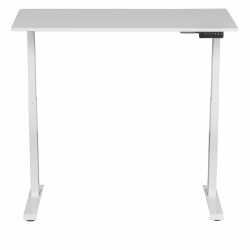 Carmen CR-119 Ergonomic Height-Adjustable Desk, 73–123 cm, Up to 50 kg, Control Panel, Display, Memory, Anti-Collision Sensor, White