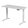 Carmen CR-119 Ergonomic Height-Adjustable Desk, 73–123 cm, Up to 50 kg, Control Panel, Display, Memory, Anti-Collision Sensor, White