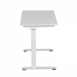Carmen CR-119 Ergonomic Height-Adjustable Desk, 73–123 cm, Up to 50 kg, Control Panel, Display, Memory, Anti-Collision Sensor, White