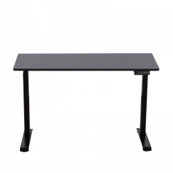 Carmen CR-119 Ergonomic Height-Adjustable Desk, 73–123 cm, Up to 50 kg, Control Panel, Display, Memory, Anti-Collision Sensor, Black