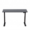 Carmen CR-119 Ergonomic Height-Adjustable Desk, 73–123 cm, Up to 50 kg, Control Panel, Display, Memory, Anti-Collision Sensor, Black
