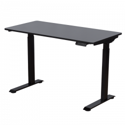 Carmen CR-119 Ergonomic Height-Adjustable Desk, 73–123 cm, Up to 50 kg, Control Panel, Display, Memory, Anti-Collision Sensor, Black