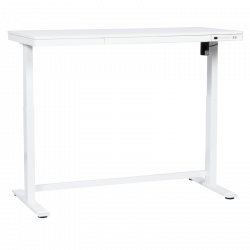 Ергономично регулируемо бюро Carmen CR-118 - бяло