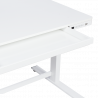 Ергономично регулируемо бюро Carmen CR-118, Нивелиращи се крака, Панел за управление, USB, Памет, Сензор проотив сблъсък, Бял
