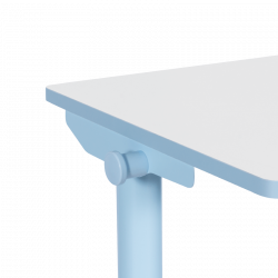 Ергономично детско бюро Carmen CR-103, Панел за управление, Сензор против сблъсък, Нивелиращи се крака, До 40 кг, Син