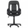 Carmen 6516 Gaming Chair, Up to 100 kg, Faux Leather, Rocking Function, Polypropylene Casters, Black/White