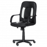 Carmen 6516 Gaming Chair, Up to 100 kg, Faux Leather, Rocking Function, Polypropylene Casters, Black/White